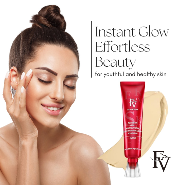 Original Fv Foundation, Oil Absorb Ivory Liquid Foundation 30g