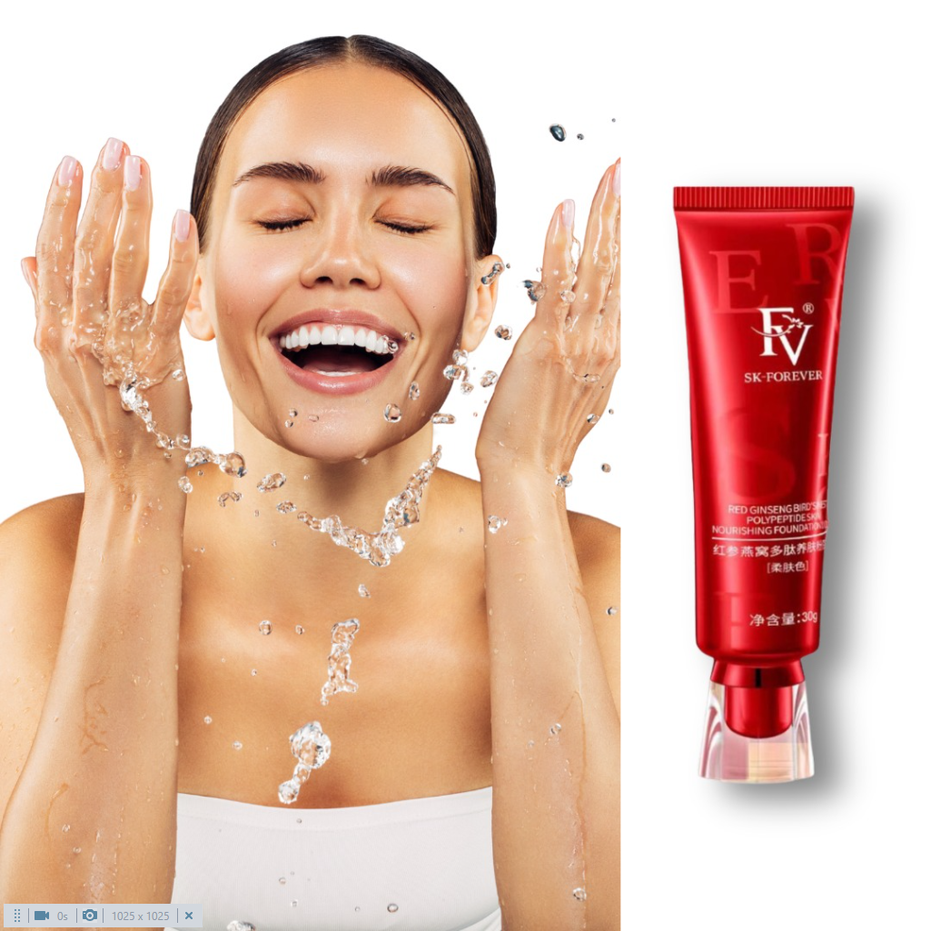 Original Fv Foundation, Oil Absorb Ivory Liquid Foundation 30g
